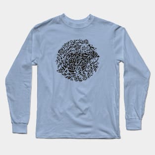 Raccoon Print Long Sleeve T-Shirt